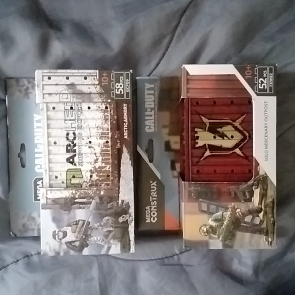 2 Mega Construx Call of Duty Play sets